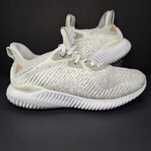 Adidas Alphabounce 1 White Grey Speckle Running Shoes DA9971 Women's Size 6